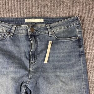 ASOS Denim Women Blue Skinny Jeans Size UK 32/32 Medium Wash Stretch F100784